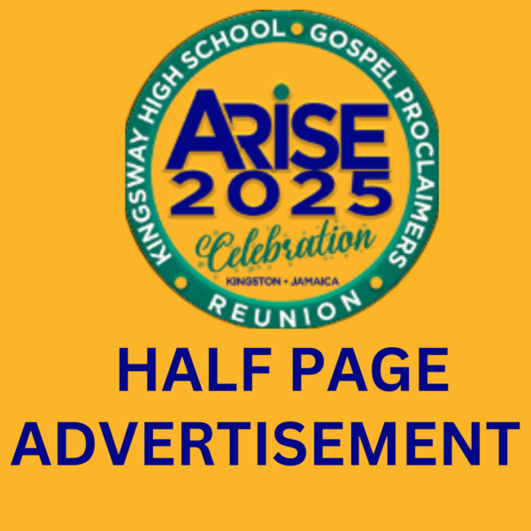 Half page advertisement sponsor